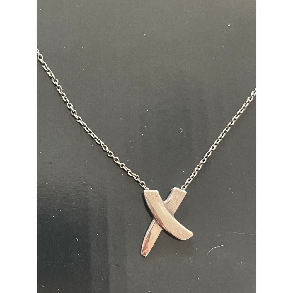 Tiffany & Co. Vintage Paloma's Graffiti X Pendant Necklace
